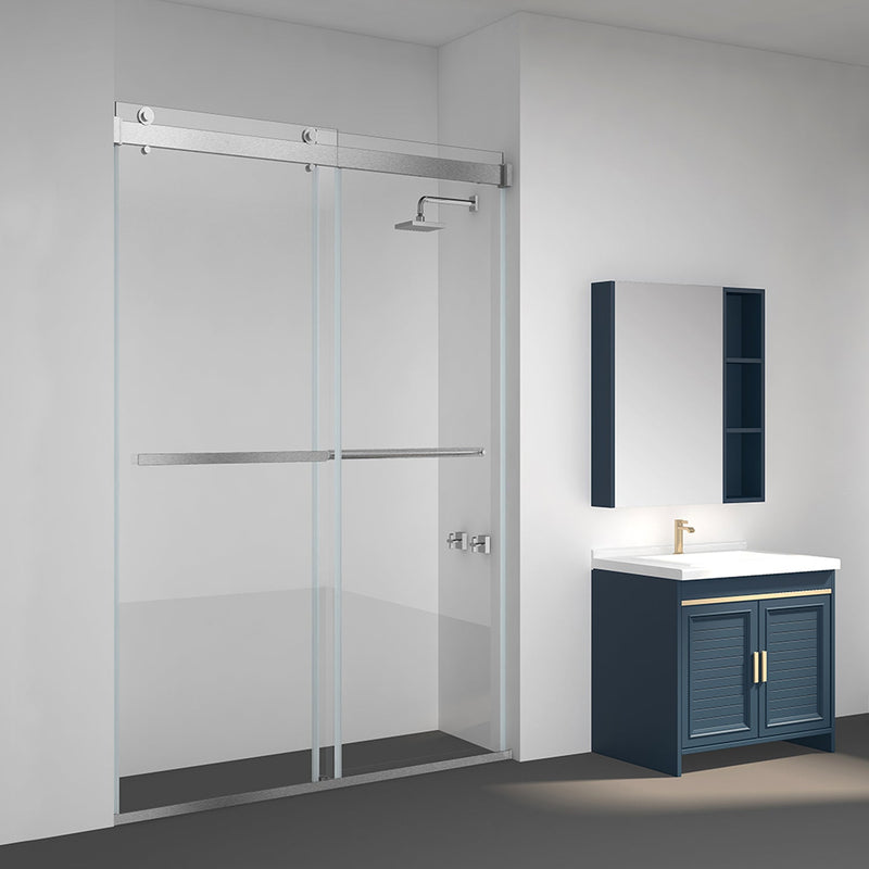 Vinnova 301048-BP-MB Spezia Double Sliding Frameless Shower Door