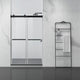 Vinnova 301048-BP-BG Spezia Double Sliding Frameless Shower Door