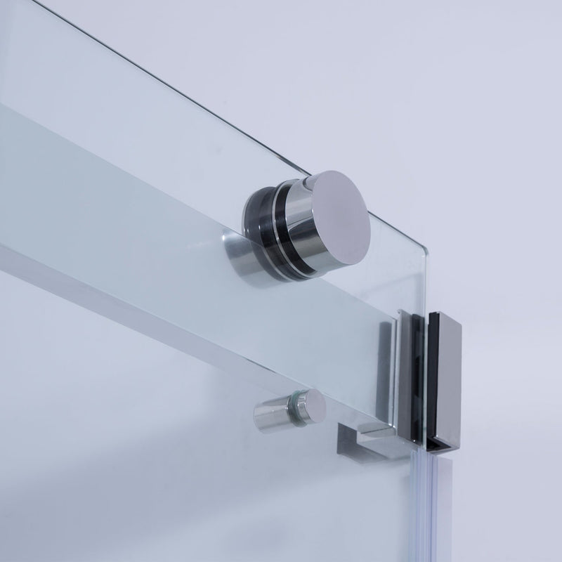 Vinnova 301048-BP-MB Spezia Double Sliding Frameless Shower Door