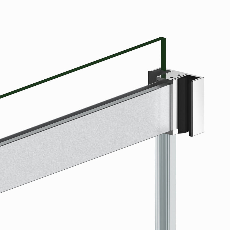 Vinnova 301048+36P-BG Spezia Rectangle Double Sliding Frameless Shower Enclosure