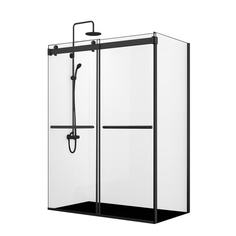 Vinnova 301048+36P-BG Spezia Rectangle Double Sliding Frameless Shower Enclosure