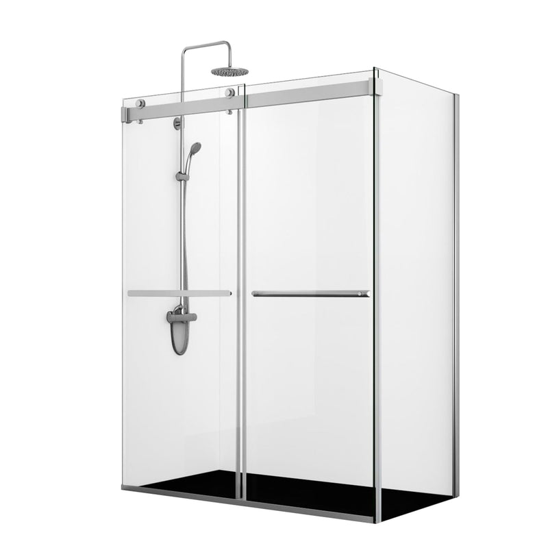 Vinnova 301048+36P-BG Spezia Rectangle Double Sliding Frameless Shower Enclosure