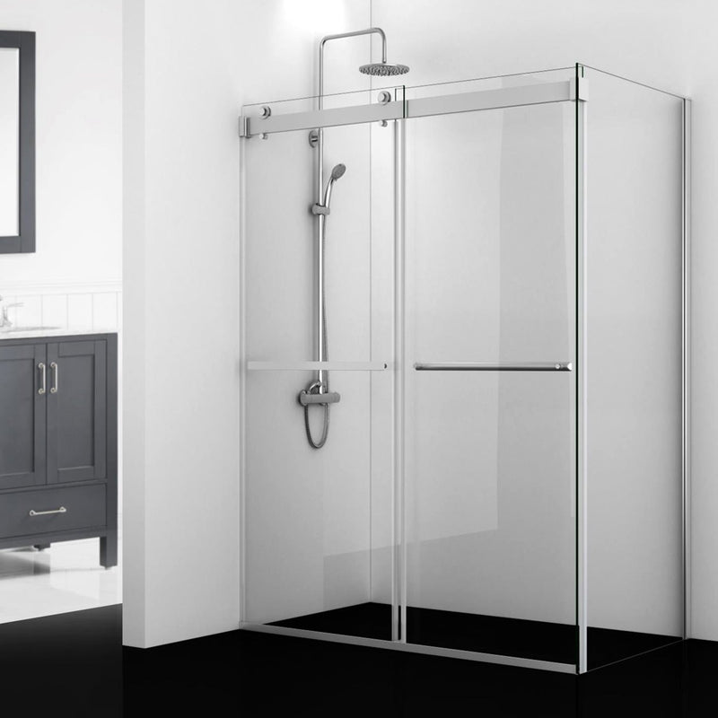 Vinnova 301048+36P-BG Spezia Rectangle Double Sliding Frameless Shower Enclosure