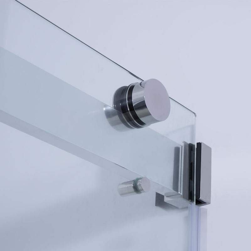 Vinnova 301048+36P-BG Spezia Rectangle Double Sliding Frameless Shower Enclosure