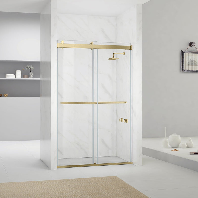 Vinnova 301048-BP-BG Spezia Double Sliding Frameless Shower Door - view 11