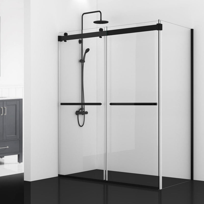 Vinnova 301048+36P-BG Spezia Rectangle Double Sliding Frameless Shower Enclosure