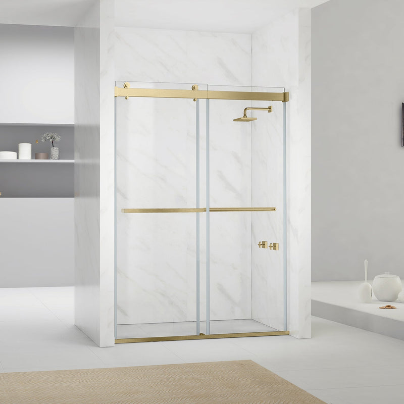 Vinnova 301048-BP-BG Spezia Double Sliding Frameless Shower Door - view 15