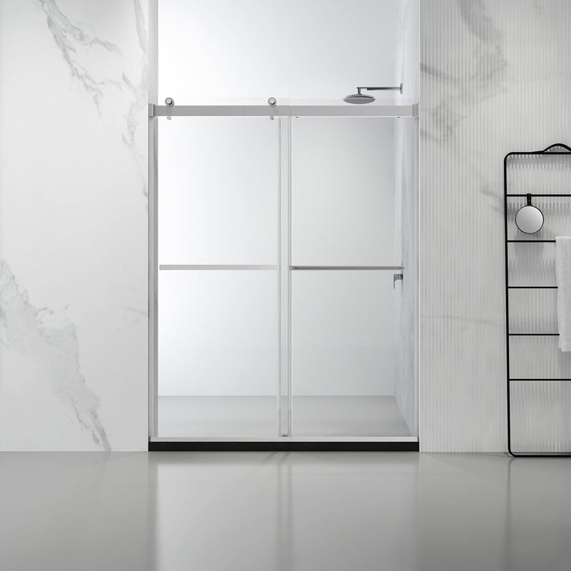 Vinnova 301048-BP-MB Spezia Double Sliding Frameless Shower Door