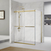Vinnova 301048+36P-BG Spezia Rectangle Double Sliding Frameless Shower Enclosure - view 13