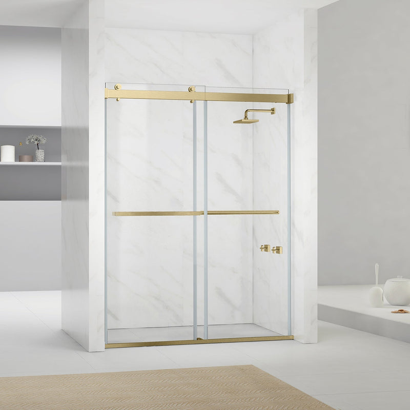 Vinnova 301048-BP-MB Spezia Double Sliding Frameless Shower Door