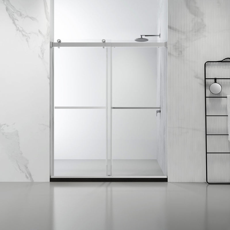 Vinnova 301048-BP-MB Spezia Double Sliding Frameless Shower Door