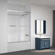 Vinnova 301160-BP-MB Spezia Double Sliding Frameless Tub Door- 60" W x 58" H - view 5