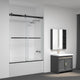 Vinnova 301160-BP-MB Spezia Double Sliding Frameless Tub Door