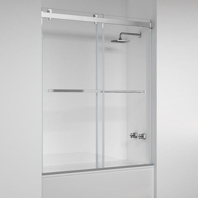 Vinnova 301160-BP-MB Spezia Double Sliding Frameless Tub Door- 60" W x 58" H
