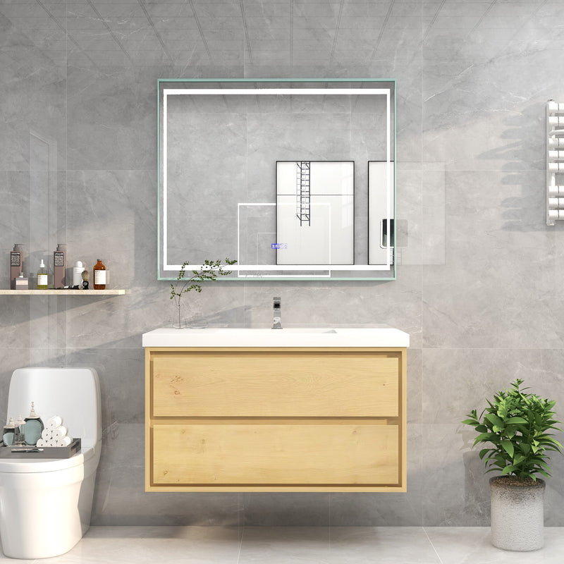 Moreno Bath SAGE42 Sage 42" Modern Floating Bathroom Vanity Set with Sink Top - view 17