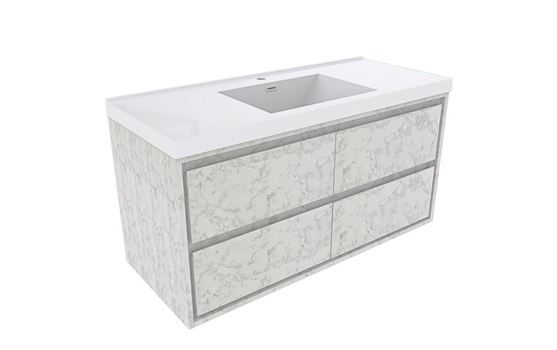 Moreno Bath SAGE48S Sage 48" Modern Floating Bathroom Vanity Set with Single Sink Top - view 14