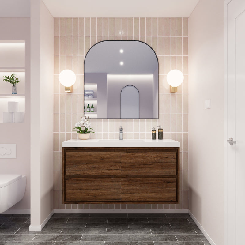 Moreno Bath SAGE48S Sage 48" Modern Floating Bathroom Vanity Set with Single Sink Top - view 13
