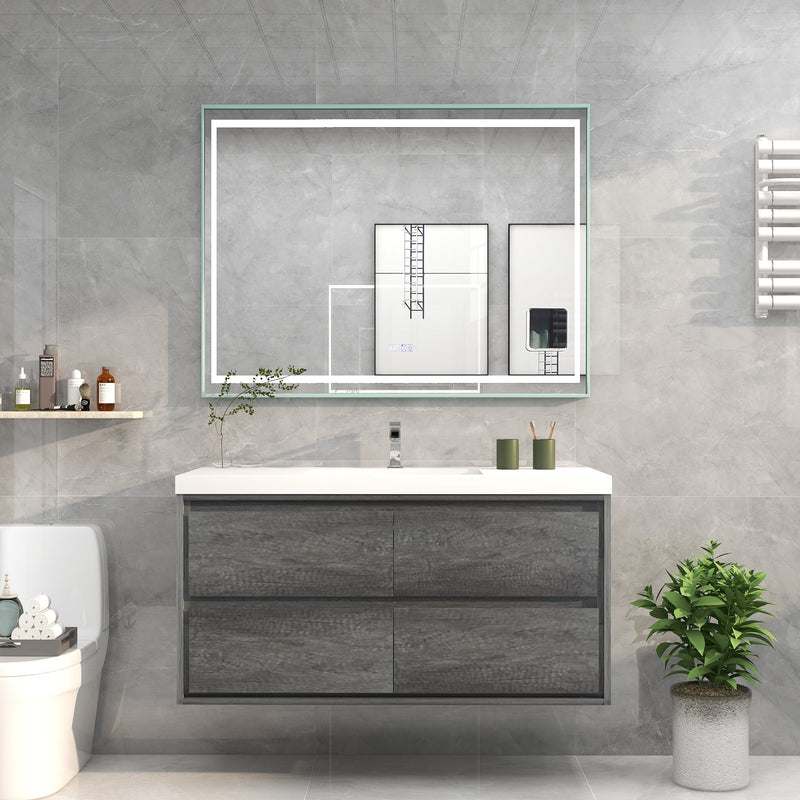 Moreno Bath SAGE48S Sage 48" Modern Floating Bathroom Vanity Set with Single Sink Top - view 15