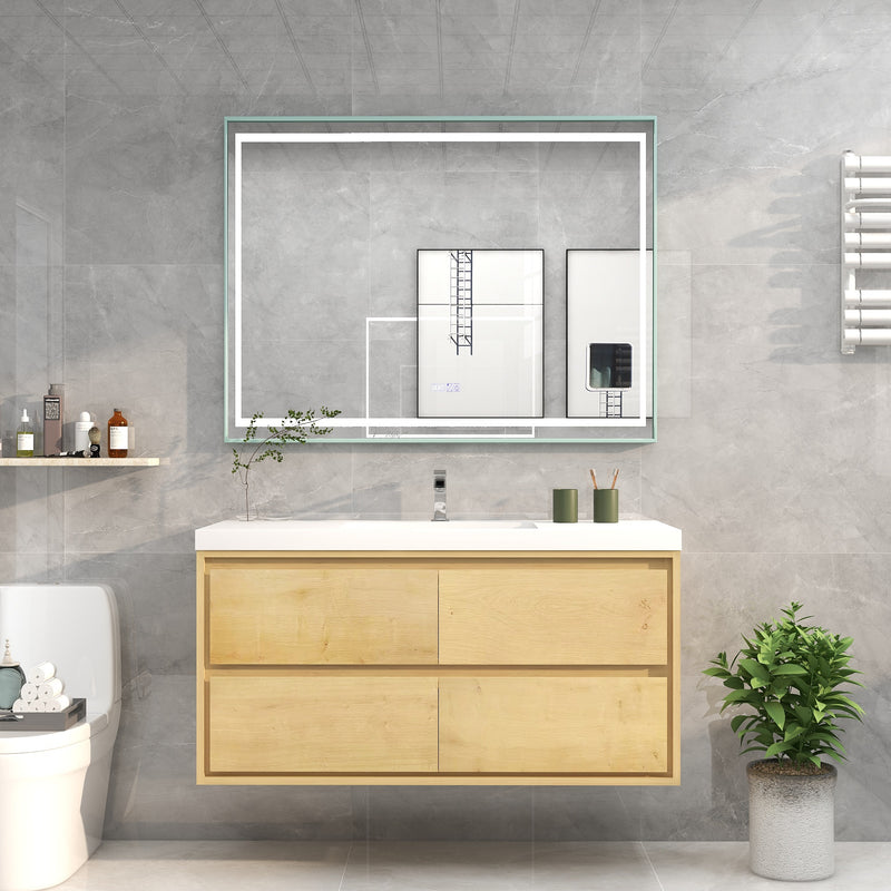Moreno Bath SAGE48S Sage 48" Modern Floating Bathroom Vanity Set with Single Sink Top - view 17