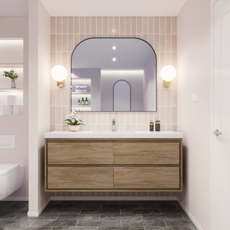 Moreno Bath SAGE60S Sage 60" Modern Floating Bathroom Vanity Set with Single Sink Top - view 11