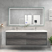 Moreno Bath SAGE72D Sage 72" Modern Floating Bathroom Vanity Set with Double Sink Top - view 16