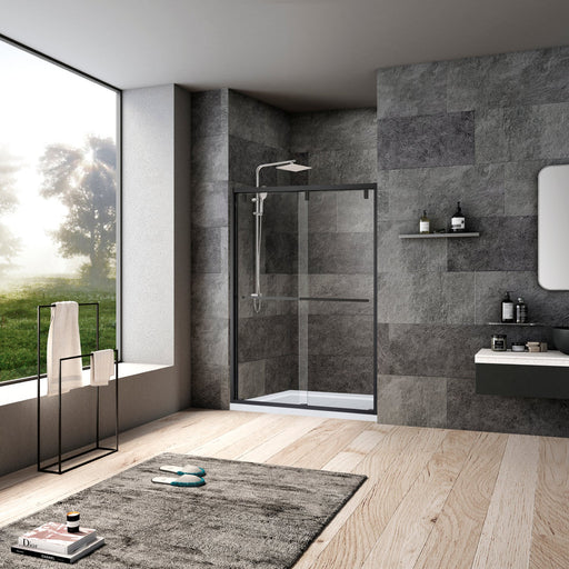 Vinnova 307060-BP-BN Brescia Double Sliding Framed Shower Door