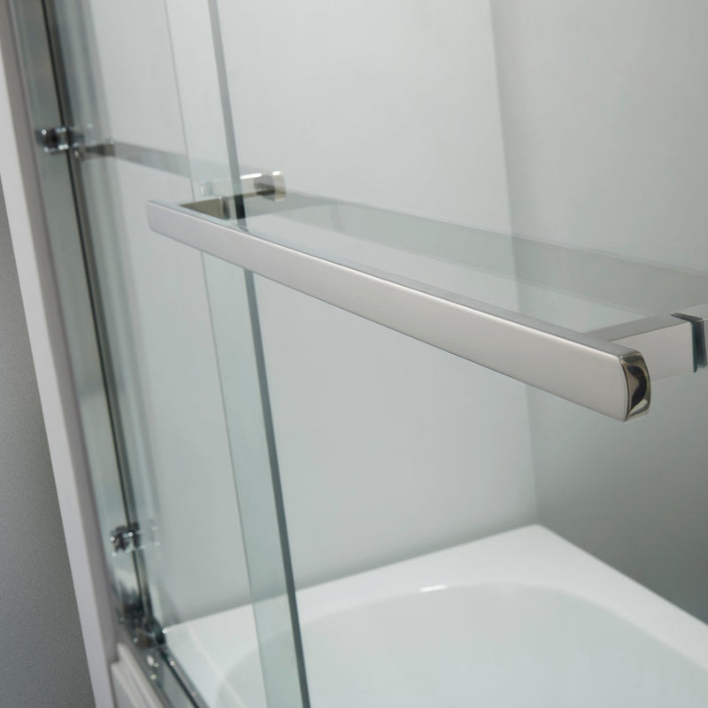 Vinnova 307160-BP-PC Brescia 60" W x 58" H Double Sliding Framed Tub Door