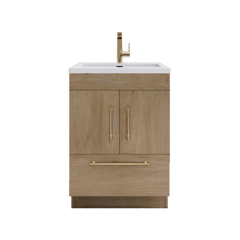 Moreno Bath ELSA24FS Elsa 24" Freestanding Vanity With Reinforced Acrylic Sink Top