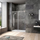 Vinnova 312052-SS-BN Villena Single Sliding Frameless Shower Door