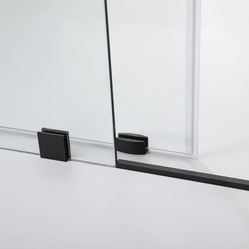 Vinnova 312052-SS-BN Villena Single Sliding Frameless Shower Door