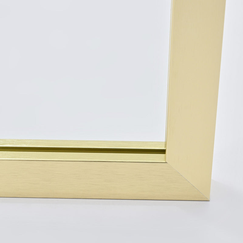 Vinnova 313034-WR-MB Arcos 34" W x 74" H Framed Fixed Glass Panel
