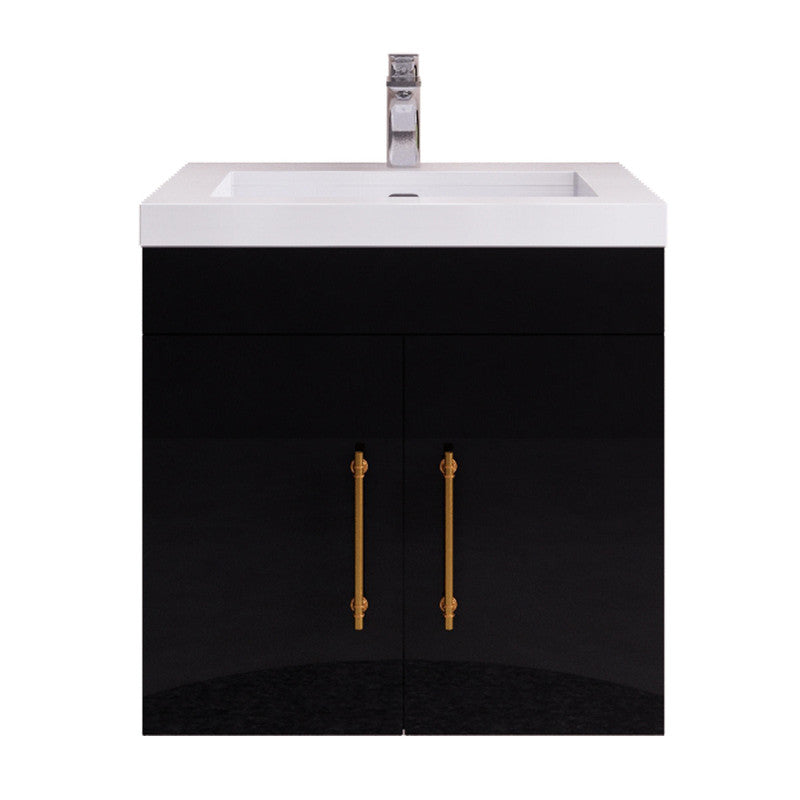Moreno Bath ELSA24WH Elsa 24" Floating Bathroom Vanity with Reinforced Acrylic Sink Top