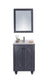 Laviva 313613-24G-WQ Odyssey 24" Maple Grey Bathroom Vanity with White Quartz Countertop