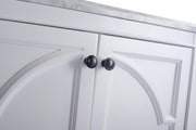 Laviva 313613-30W-PW Odyssey 30" White Bathroom Vanity with Pure White Phoenix Stone Countertop - view 7
