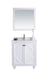 Laviva 313613-30W-WQ Odyssey 30" White Bathroom Vanity with White Quartz Countertop