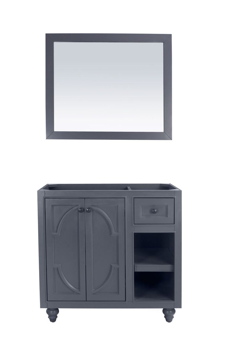 Laviva 313613-36G Odyssey 36" Maple Grey Bathroom Vanity Cabinet