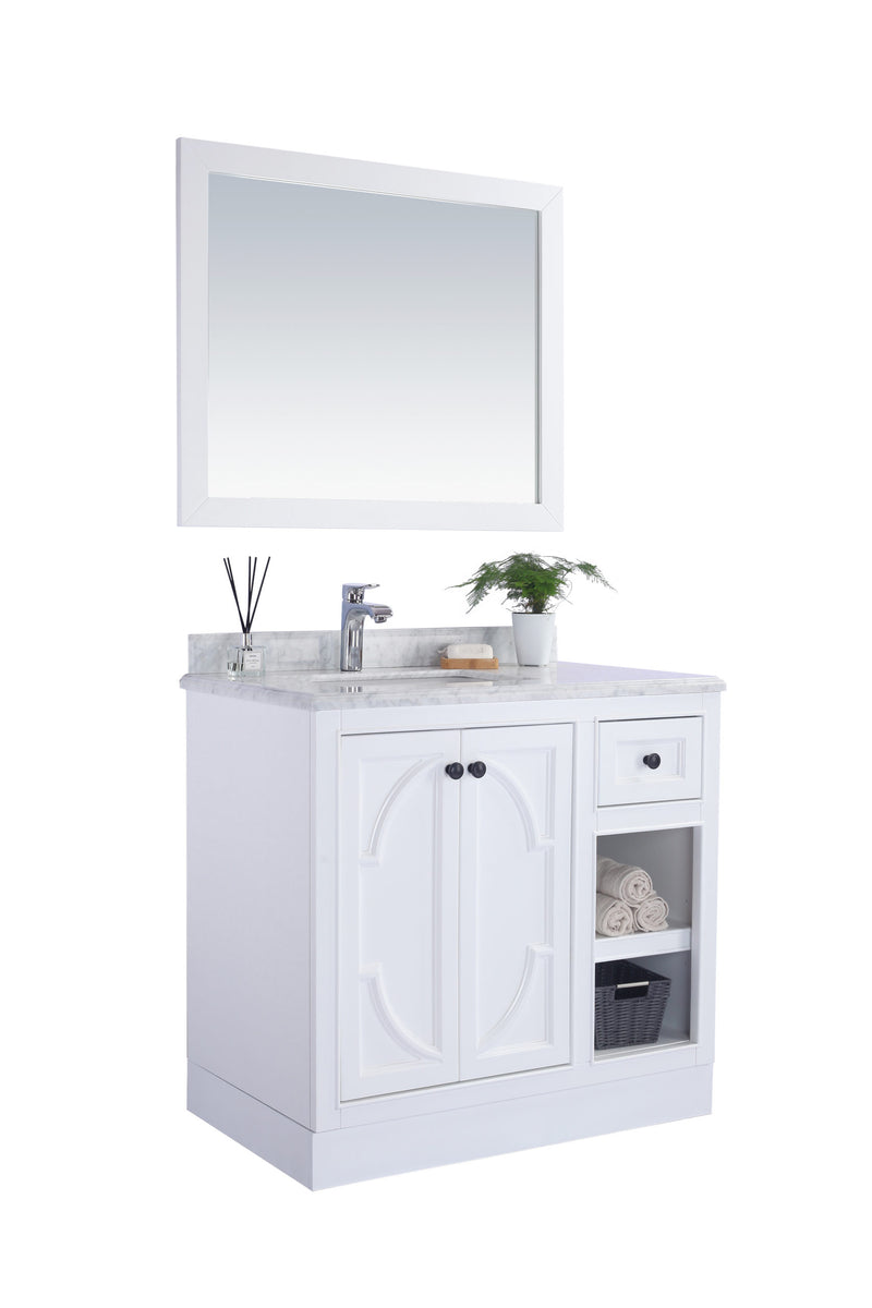 Laviva 313613-36W Odyssey 36" White Bathroom Vanity Cabinet
