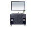 Laviva 313613-48G-WS Odyssey 48" Maple Grey Bathroom Vanity with White Stripes Marble Countertop