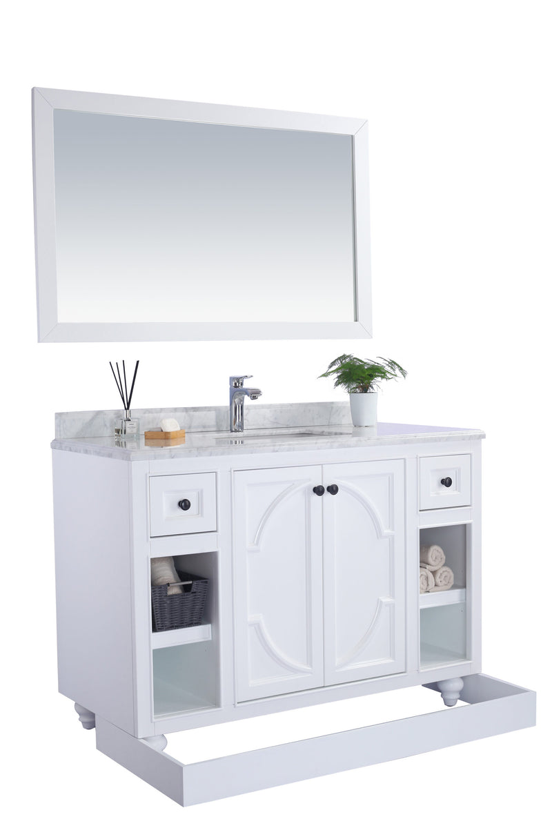 Laviva 313613-48W Odyssey 48" White Bathroom Vanity Cabinet