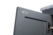 Laviva 313ANG-24G-WS Wilson 24" Grey Bathroom Vanity with White Stripes Marble Countertop - view 10
