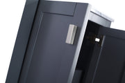 Laviva 313ANG-24G-WS Wilson 24" Grey Bathroom Vanity with White Stripes Marble Countertop - view 7