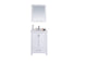Laviva 313ANG-24W-WQ Wilson 24" White Bathroom Vanity with White Quartz Countertop