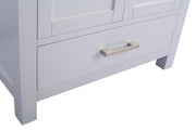 Laviva 313ANG-30W-PW Wilson 30" White Bathroom Vanity with Pure White Phoenix Stone Countertop - view 4
