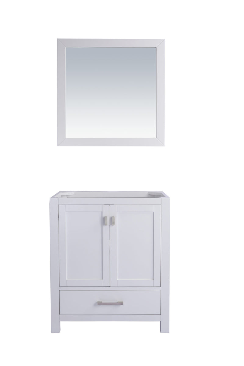 Laviva 313ANG-30W Wilson 30" White Bathroom Vanity Cabinet