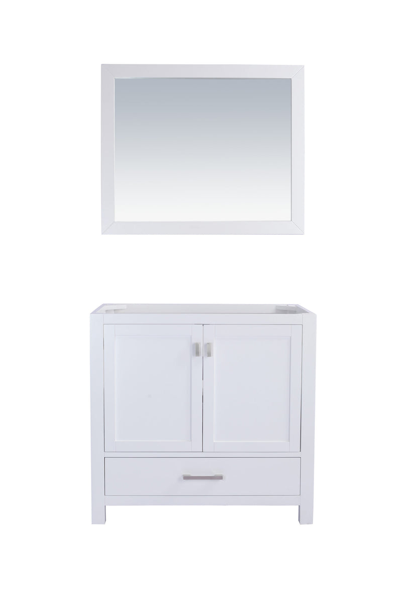 Laviva 313ANG-36W Wilson 36" White Bathroom Vanity Cabinet