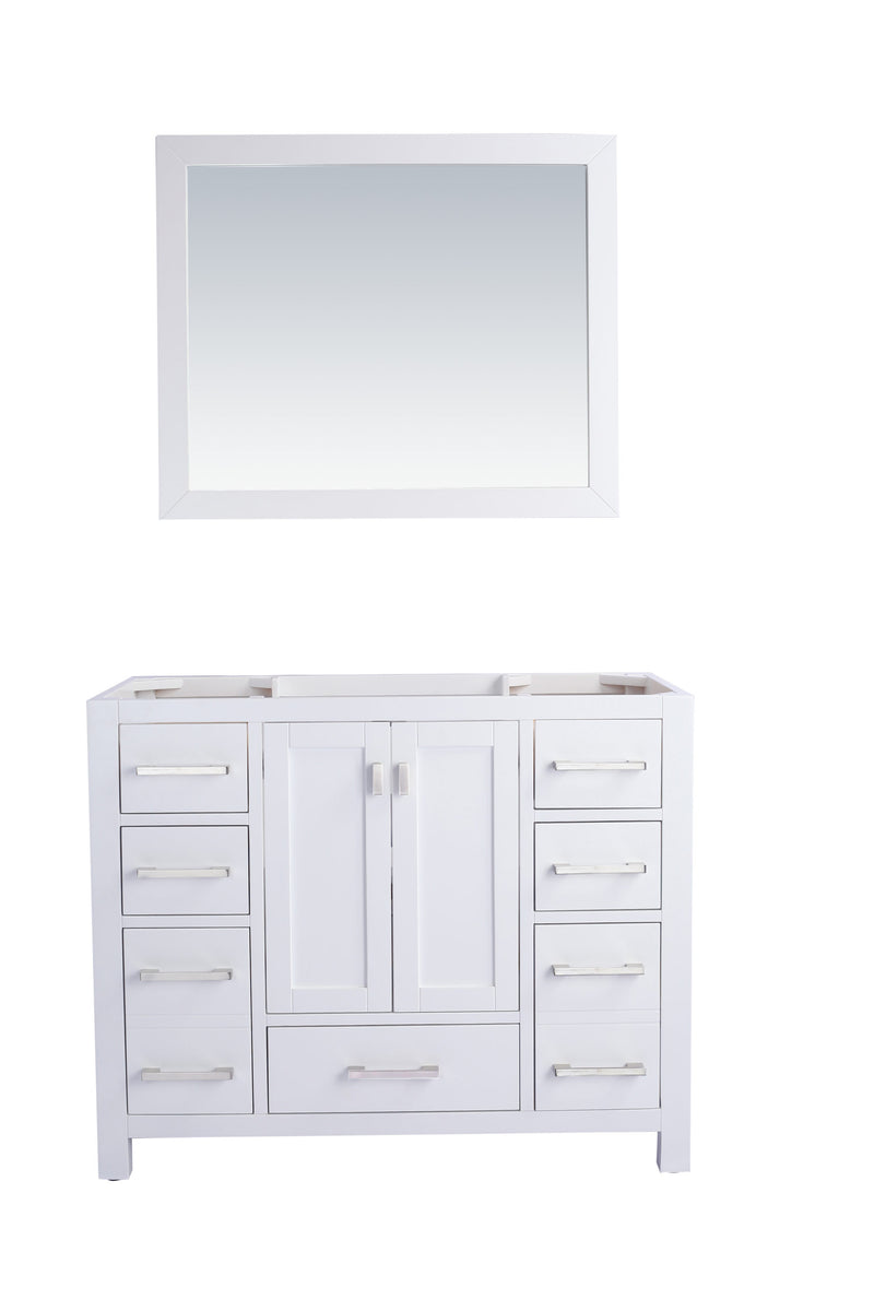 Laviva 313ANG-42W Wilson 42" White Bathroom Vanity Cabinet