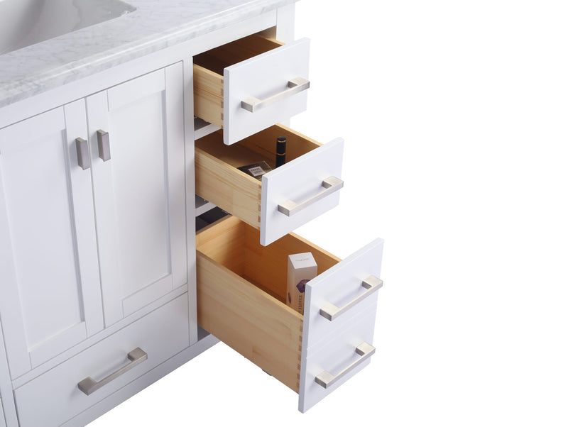 Laviva 313ANG-42W Wilson 42" White Bathroom Vanity Cabinet