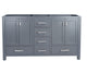 Laviva 313ANG-60G Wilson 60" Grey Double Sink Bathroom Vanity Cabinet