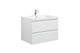 Laviva 313AUR-24GPW-GW Aurora 24" Glossy Polar White Wall Hung Bathroom Vanity