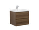 Laviva 313AUR-24SW-GW Aurora 24" Smokey Walnut Wall Hung Bathroom Vanity